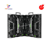 Écran d'affichage LED cube magique numérique HD pour publicité extérieure TOPvision