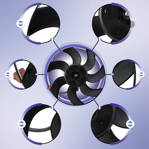MANER 1TD959455 3C0959455F Ventilateur de radiateur du système de refroidissement automobile pour Audi A3 1.6 E-Power 8P7 CCSA CMXA 2011-2016 VW Golf 5K1 2.0 GTi - Product Image 3