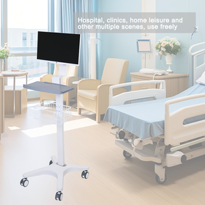 <span class=keywords><strong>Chariot</strong></span> médical <span class=keywords><strong>mobile</strong></span> WEIYE avec écran LCD, support ergonomique <span class=keywords><strong>pour</strong></span> un seul moniteur, <span class=keywords><strong>chariot</strong></span> informatique médical intégré <span class=keywords><strong>pour</strong></span> applications cliniques - Product Image 1