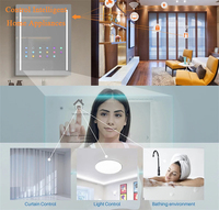 Espejo Android personalizado de longitud completa resistente al agua LED espejo inteligente TV con Wifi para baño gimnasio Baño-diseño iluminado moderno