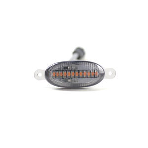 Autodragons 4x Feux de jour LED fumés blanc ambre pour calandre avant style F150 Raptor, éclairage de calandre LED DRL - Product Image 1