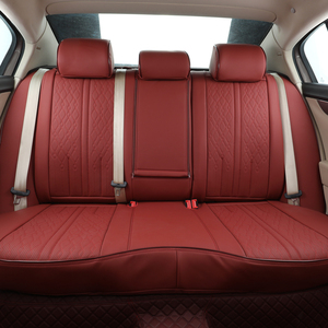 Vente en gros, vente chaude, housses de siège de voiture en cuir rouge pour <span class=keywords><strong>Volkswagen</strong></span> Magotan <span class=keywords><strong>Tiguan</strong></span>, ensemble complet, toutes saisons - Product Image 6