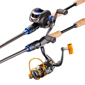 SNEDA Tongkat Pancing Baitcasting, Tongkat Memancing Baitcasting Berputar Karbon Daya M/ML Baru 1.8M 2.1M 2.4M 2.7M - Product Image 3