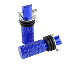 Pedales de Motocicleta Qiangye, de Aleación de Aluminio CNC, Moleteados, Multicolores, para Motos Deportivas - Product Image 4