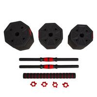 Haltère réglable en ciment pour salle de sport à domicile 10kg 30kg 40kg pour jeux de poids