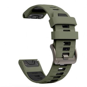 Bracelet de montre en silicone de luxe pour Garmin Fenix 8 Classic 22 mm, bracelet respirant, bracelet sport en caoutchouc réglable pour homme - Product Image 5