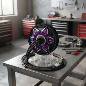 <span class=keywords><strong>มอ</strong></span>เตอร์ QS รุ่นใหม่ ขนาด 12 นิ้ว 260 5000W ฝาครอบแบบ Interplanetary V4 72V 100-120 กม./ชม. จักรยานไฟฟ้าความเร็วสูงสำหรับการแข่งขัน <span class=keywords><strong>แม่เหล็ก</strong></span>ถาวร - Product Image 1