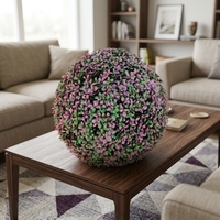 MZ185003D En Gros En Plastique Plante Vert Boule de Gazon Artificiel pour la Décoration De Mariage