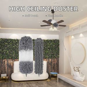Cross-border Hot-selling Sofa Bed Bottom Dust <b>Brush</b> with Stainless Steel Handle Nylon Material Household <b>Cleaning</b> Retractable - Product Image 2