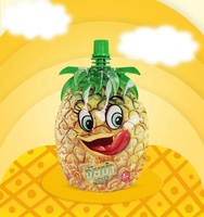Pochette Doypack personnalisée réutilisable avec bec verseur pour jus de fruits et boissons, emballage plastique stérilisable