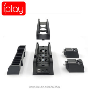 Support de refroidissement vertical et station d'accueil de charge Funda Jeux cd Games Slots Console ps4 d'occasion à vendre - Product Image 3