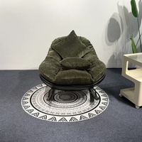Fauteuil à bascule Cuddle Nest surdimensionné, rembourré en peluche, pivotant, avec coussins décoratifs pour salon, chambre à coucher, détente