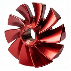 Turbine métallique usinée CNC de haute précision (acier inoxydable/alliage d'aluminium) pour pompe à fluide et turbocompresseur - Product Image 4