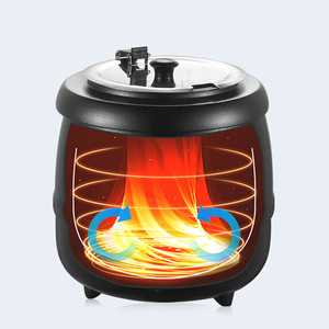 Réchaud à soupe électrique, <span class=keywords><strong>serveur</strong></span> de buffet, réchaud à soupe commercial, pot isotherme, isolation, petit-déjeuner d'hôtel, marmites à soupe - Product Image 3