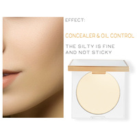 Fond de teint poudre compacte blanche 12 couleurs poudre compacte de maquillage de marque privée personnalisée avec bouffée