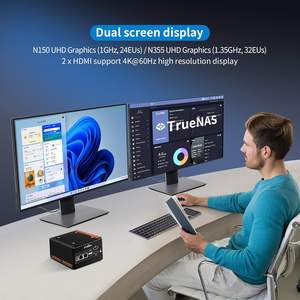 Cvwk X86-P6 पॉकेट-nas nas n150 मिनी पीसी 2x I226-V 2.5gb lan माइक्रो कंप्यूटर Wiff7 bt5.4 संभव dr5 4 बे mo मिनी कंप्यूटर - Product Image 6