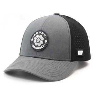 Trucker Hat Krempe Print für Erwachsene und Kinder 6 Panel Curve Brim <span class=keywords><strong>Ahead</strong></span> Rubber Logo Golf Cap mit Visier Under brim Print - Product Image 5