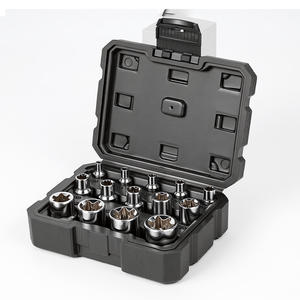 Juego de Herramientas de Reparación, Material CRV, 1/2", 3/8", 1/4", E4 - E24, 14 Piezas/Juego, Juego de Puntas de Estrella Torx E Hembra - Product Image 1