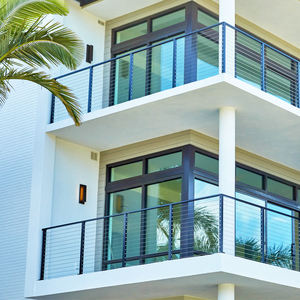 <span class=keywords><strong>Kit</strong></span> de balustrade à câble réglable pour terrasse extérieure <span class=keywords><strong>en</strong></span> <span class=keywords><strong>PVC</strong></span> et acier inoxydable, économique - Product Image 1