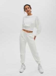 Sweat à capuche de culture de remise en forme de femmes de <span class=keywords><strong>tissu</strong></span> d'ouatine de produits chauds faits sur commande - Product Image 5