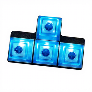 Manette d'arcade filaire Lighted <span class=keywords><strong>Mixbox</strong></span> 360 WASD Keycap Cherry Short Silver Shaft Style remplace la manette d'arcade rétro Hitbox - Product Image 1