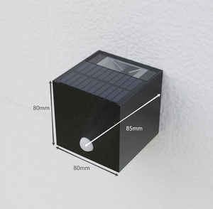 Lampe solaire murale extérieure pour décoration de jardin, cour, maison, étanche et lumineuse. - Product Image 6
