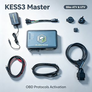 ซอฟต์แวร์เปิดใช้งานโปรโตคอล OBD สำหรับรถจักรยานยนต์ ATV UTV รุ่น KESS3 Master สำหรับโปรแกรมเมอร์ ECU Alientech KESS V3 - Product Image 1