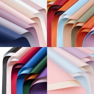 Papel <span class=keywords><strong>de</strong></span> Envolver Flores <span class=keywords><strong>de</strong></span> Color Sólido Más Vendido, Papel Floral Impermeable <span class=keywords><strong>de</strong></span> Estilo Coreano, Papel para Ramos <span class=keywords><strong>de</strong></span> Rosas - Product Image 1