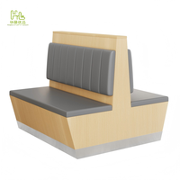 Ensembles de canapés de restaurant modernes sur mesure, sièges en bois, mobilier commercial, table et chaise pour café, fast-food