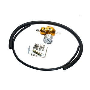 Régulateur de pression de carburant réglable Jdm Fpr 1 1 0 140 Psi pour Toyota, régulateur de gaz en aluminium avec jauge et tuyau - Product Image 1