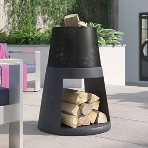 Équipement de patio <span class=keywords><strong>extérieur</strong></span> <span class=keywords><strong>pour</strong></span> les marchés euro-américains avec rangement intégré <span class=keywords><strong>pour</strong></span> le <span class=keywords><strong>bois</strong></span> de chauffage, foyer durable en maille <span class=keywords><strong>pour</strong></span> le camping en plein air - Product Image 1