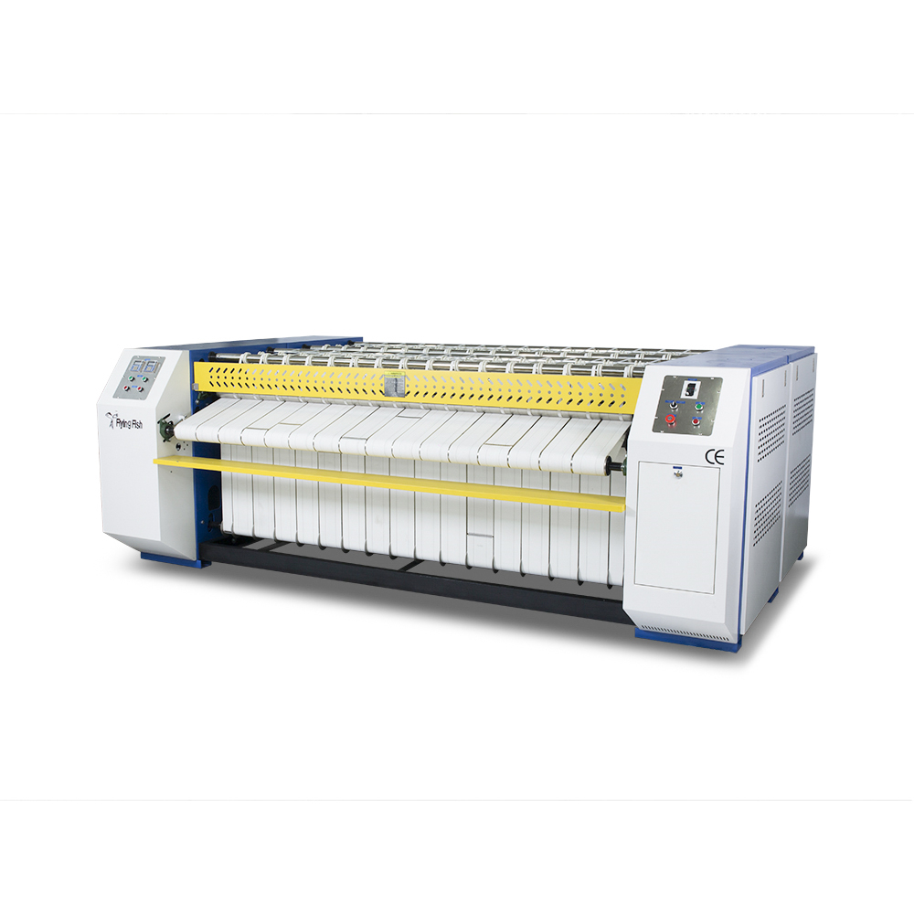 Công Nghiệp Phẳng Làm Việc Ironer Máy Ủi Flatwork Con Lăn Sắt Máy