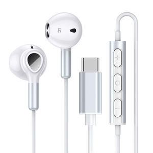 Android Telefonlar için Kulaklıklar Tip-C Kablolu Müzik Kulaklıkları Dahili Uzaktan Kumanda Aktif Gürültü Engelleme IPX-4 Su Geçirmez - Product Image 1