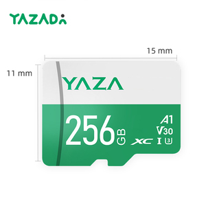 YazaDa 256 Go haute vitesse U3 classe 10 <span class=keywords><strong>carte</strong></span> <span class=keywords><strong>SD</strong></span> TF <span class=keywords><strong>carte</strong></span> mémoire OEM couleur Mp4 <span class=keywords><strong>PS4</strong></span> dispositifs de surveillance à domicile enregistreurs de voiture prix usine - Product Image 3