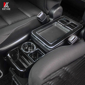 Boîte d'accoudoir de voiture noire avec porte-gobelet pour V.W Transporter Multivan T5 T6 accoudoir de Console centrale de voiture 2003-2020 - Product Image 5