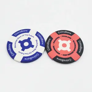 Ceramic custom printed logo cheap poker chips wholesale