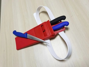 Bastidores de plástico para cuchillos montados en la pared o la mesa, soporte de almacenamiento, cuchillos de carnicero, cuchillos de <span class=keywords><strong>chef</strong></span>, juego de rollos, bolsas, cestas, vainas - Product Image 6