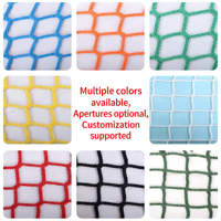 Filet de sécurité portable en nylon sans nœuds, anti-âldonnement, de qualité supérieure pour terrains multisports et aires de jeux pour enfants