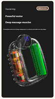 Nouvelle version améliorée de l'anneau de massage avec points de massage vibration pression de libération rechargeable relax