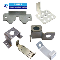 Support en tôle sur mesure, estampage, pliage CNC, poinçonnage, acier au carbone, acier inoxydable pour montage industriel
