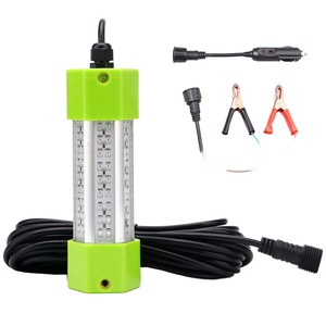 Lampe de pêche LED sous-marine haute luminosité IP68 avec clips de batterie, plusieurs puissances, en alliage d'aluminium pour le rassemblement de poissons - Product Image 2