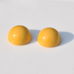 Pendientes de Resina Multicolores, Forma Redonda, Cuadrada y de Corazón, Accesorios de Joyería de Plástico, Materiales para Manualidades, Estilo Coreano - Product Image 4