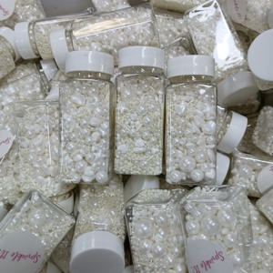 100g Mélange de Billes Sucrées et Sprinkles Comestibles Halal Blancs <span class=keywords><strong>pour</strong></span> Décoration de Gâteaux - Product Image 5