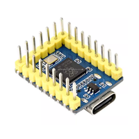 Placa de Desarrollo I2C GPIO Raspberry Pi RP2040-Zero, Diseño de Bajo Consumo Similar a Zero Pico, Procesador de Doble Núcleo, 2MB de Memoria, 133MHz