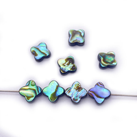 Perles en coquille d'ormeau naturel en gros, formes goutte, cœur, ovale, carrée pour la fabrication de bijoux DIY et accessoires