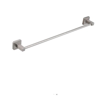 Accessoires de salle de bain d'angle au design moderne, en acier inoxydable 304, porte-serviettes mural étanche, étagère en verre, garantie de 3 ans