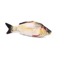 Chat Poisson Jouet Réaliste Floppy Poissons Chaton Cataire Peluche Simulation Jouets Interactifs Animaux À Mâcher Morsure Jouet pour Chats Chatons Kitty