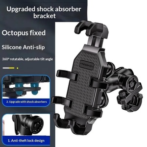 Soporte para Teléfono de Motocicleta Modatong Deportivo para las Cuatro Estaciones, de Plástico ABS, Antirrobo, Absorbente de Impactos, para Vehículos Eléctricos, con Navegación, Tipo Octopus - Product Image 1