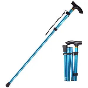 Promotional Lightweight Walking Alpenstock Aluminium Hiking Sticks for elders and kids