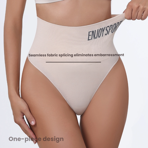 Slip modellante a vita alta da donna, taglie forti, con fascia larga in vita, traspirante, in nylon e cotone - Product Image 3